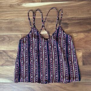 Forever 21 Stripe Spaghetti Strap Tank size Small